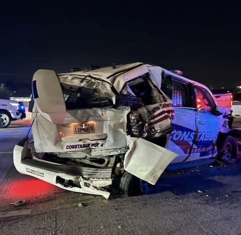 Two Harris County Precinct 4 Deputies Injured After Suspected Impaired Driver Strikes Them on Sam Houston Toll Road