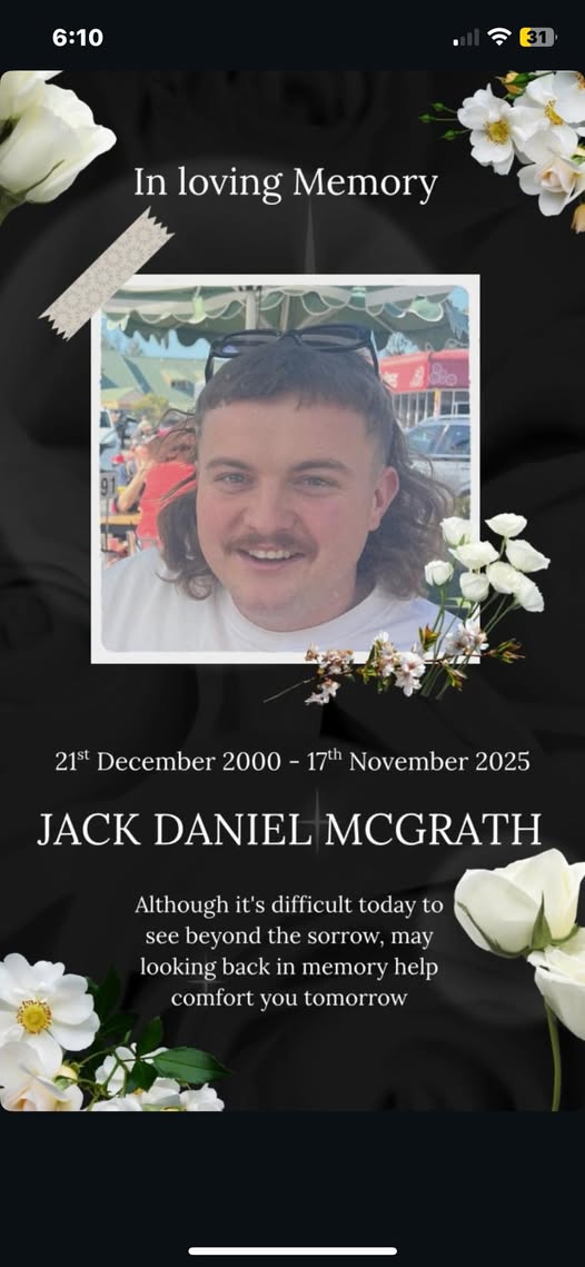 Dapto Mourns the Loss of Jack McGrath Following Fatal Workplace Accident