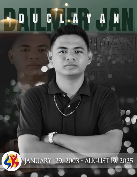 Brgy. San Antonio Este Mourns the Passing of SK Chairperson Hon. Dailmer Jan F. Duclayan