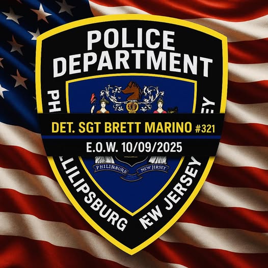 Phillipsburg Mourns the Loss of Detective Sergeant Brett Marino, Beloved Officer and Community Pillar