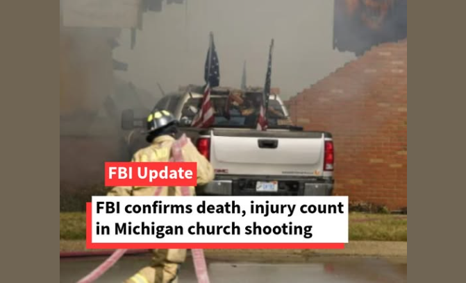 Mormon Church Shooting; FBI Confirms Michigan Church Shooting Motivated by Anti-Religious Beliefs