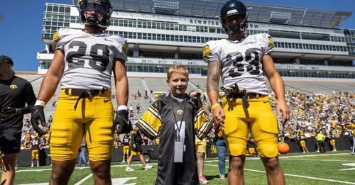 University of Iowa Community Mourns the Loss of 9-Year-Old Aiden Orion Washburn, Former Hawkeye Kid Captain