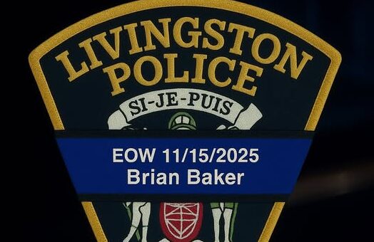Livingston Police Department Mourns the Loss of Officer Brian T. Baker
